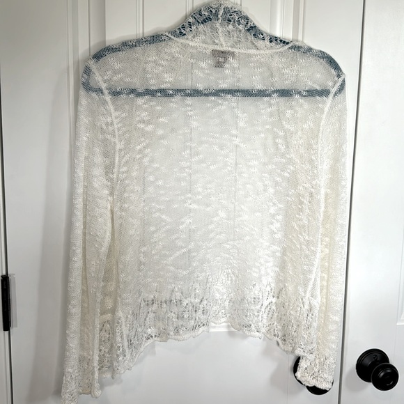 roz & ALI Lace Sweater - Picture 3 of 5